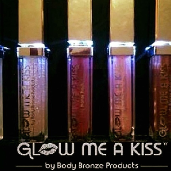 Nude Shimmer LIGHT-UP Gloss w MIRROR on side! - Picture 6 of 6